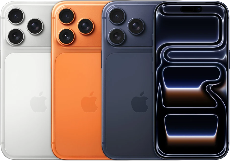 iPhone 17 Pro in its available finishes