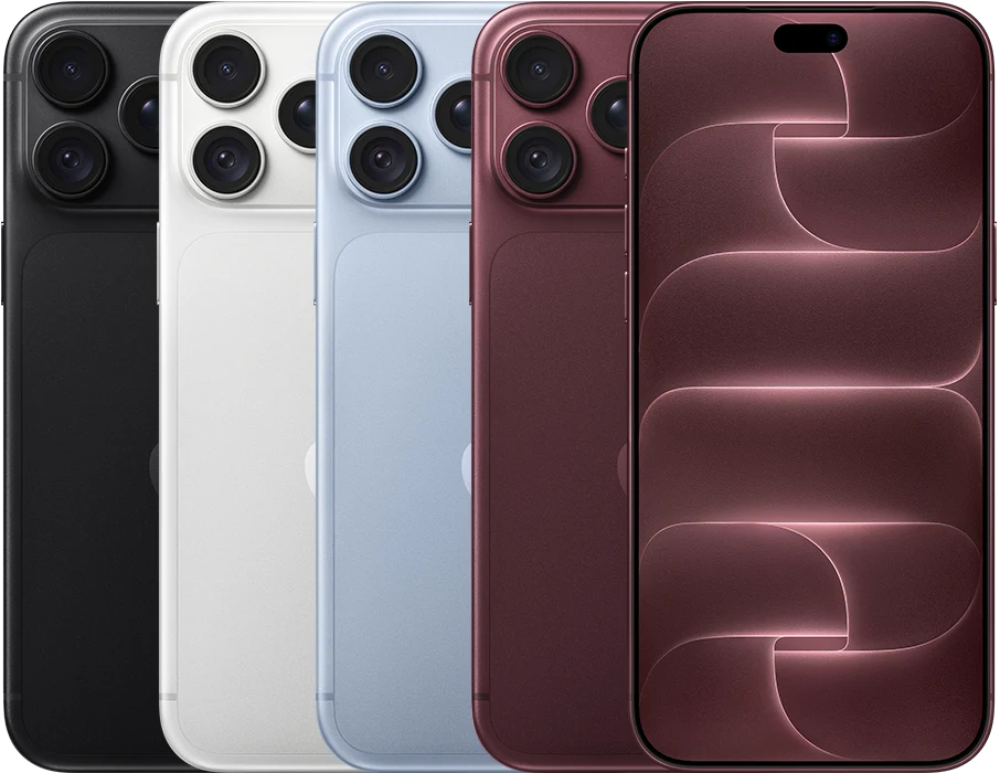 Apple iPhone 18 Pro Max in Black, Silver, Glacier and Burgundy