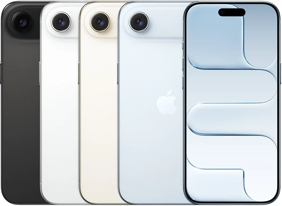 iPhone Air in its available finishes
